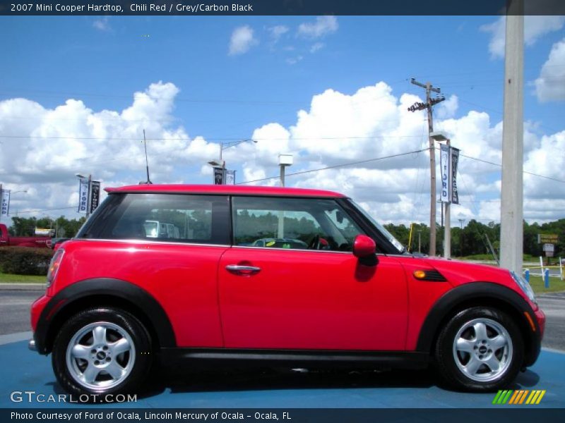 Chili Red / Grey/Carbon Black 2007 Mini Cooper Hardtop
