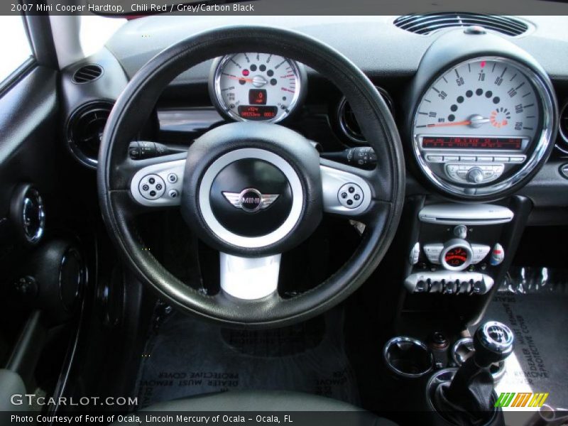 Chili Red / Grey/Carbon Black 2007 Mini Cooper Hardtop