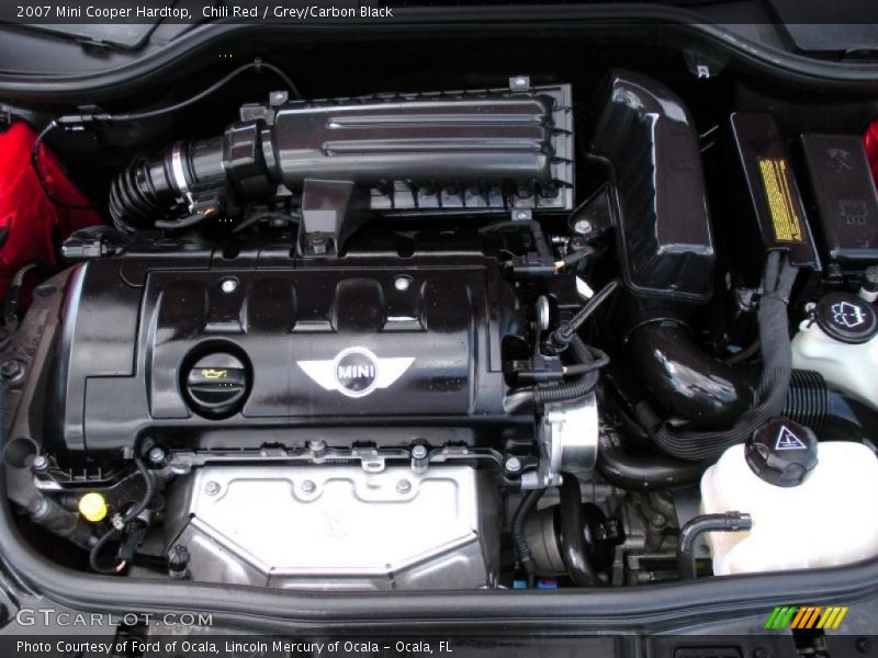 Chili Red / Grey/Carbon Black 2007 Mini Cooper Hardtop