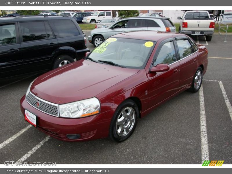 Berry Red / Tan 2005 Saturn L Series L300 Sedan