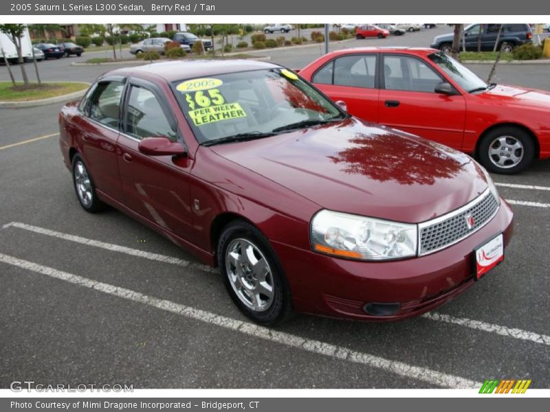 Berry Red / Tan 2005 Saturn L Series L300 Sedan