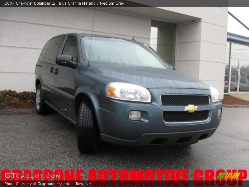 Blue Granite Metallic / Medium Gray 2007 Chevrolet Uplander LS