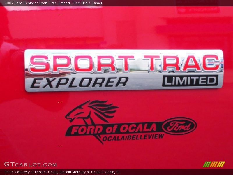Red Fire / Camel 2007 Ford Explorer Sport Trac Limited
