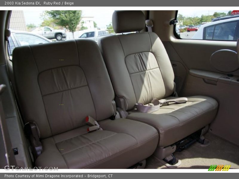 Ruby Red / Beige 2003 Kia Sedona EX