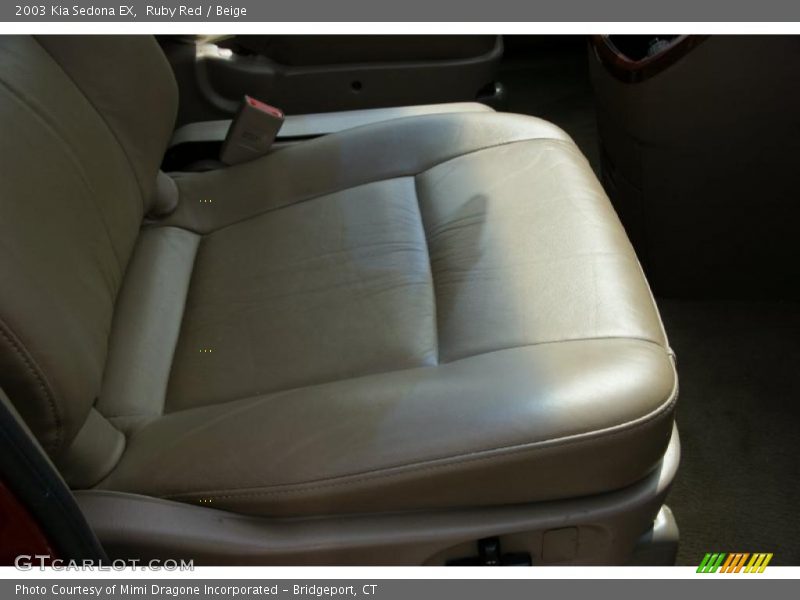 Ruby Red / Beige 2003 Kia Sedona EX