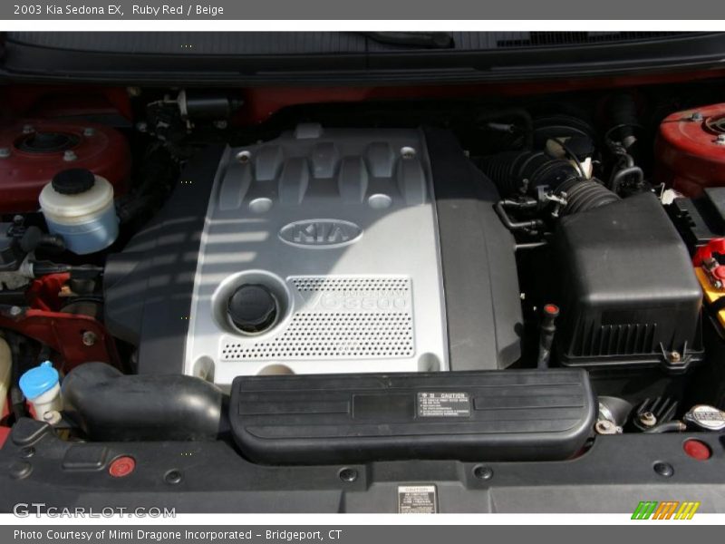 Ruby Red / Beige 2003 Kia Sedona EX