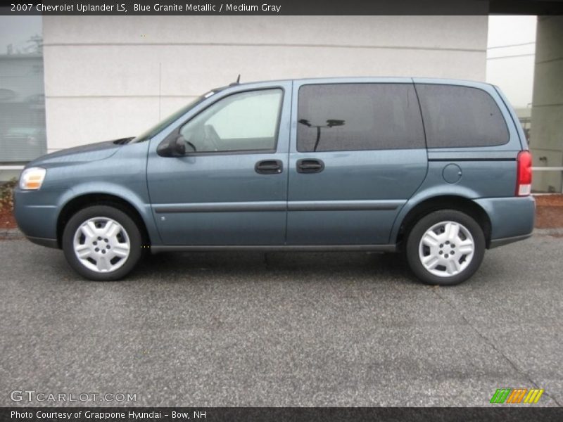 Blue Granite Metallic / Medium Gray 2007 Chevrolet Uplander LS