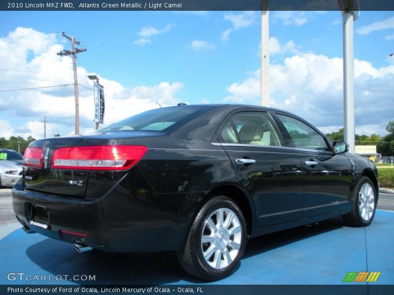 Atlantis Green Metallic / Light Camel 2010 Lincoln MKZ FWD