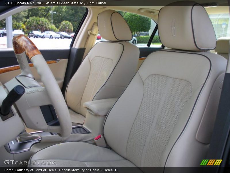 Atlantis Green Metallic / Light Camel 2010 Lincoln MKZ FWD