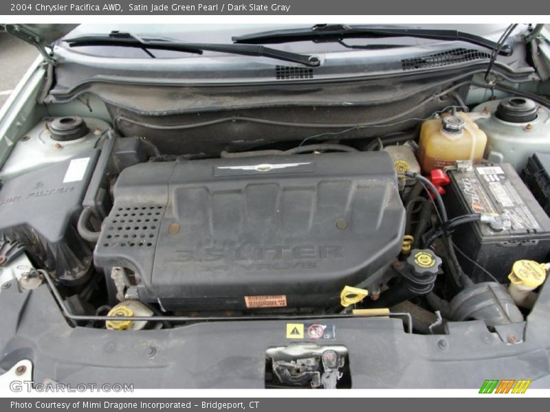 Satin Jade Green Pearl / Dark Slate Gray 2004 Chrysler Pacifica AWD