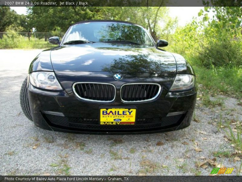 Jet Black / Black 2007 BMW Z4 3.0si Roadster