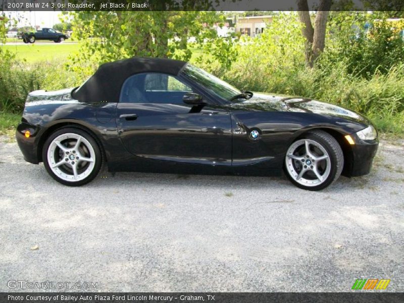 Jet Black / Black 2007 BMW Z4 3.0si Roadster