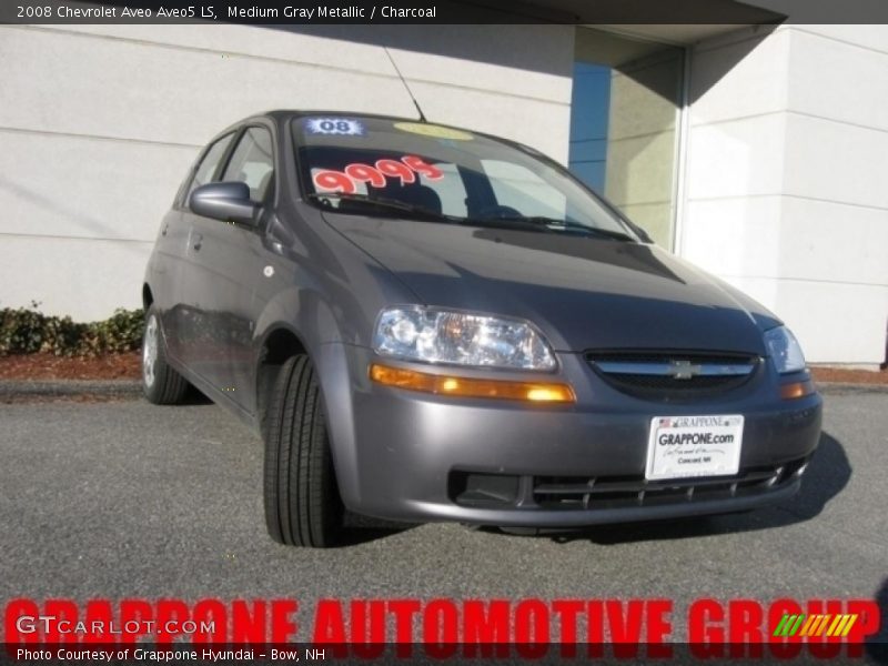 Medium Gray Metallic / Charcoal 2008 Chevrolet Aveo Aveo5 LS
