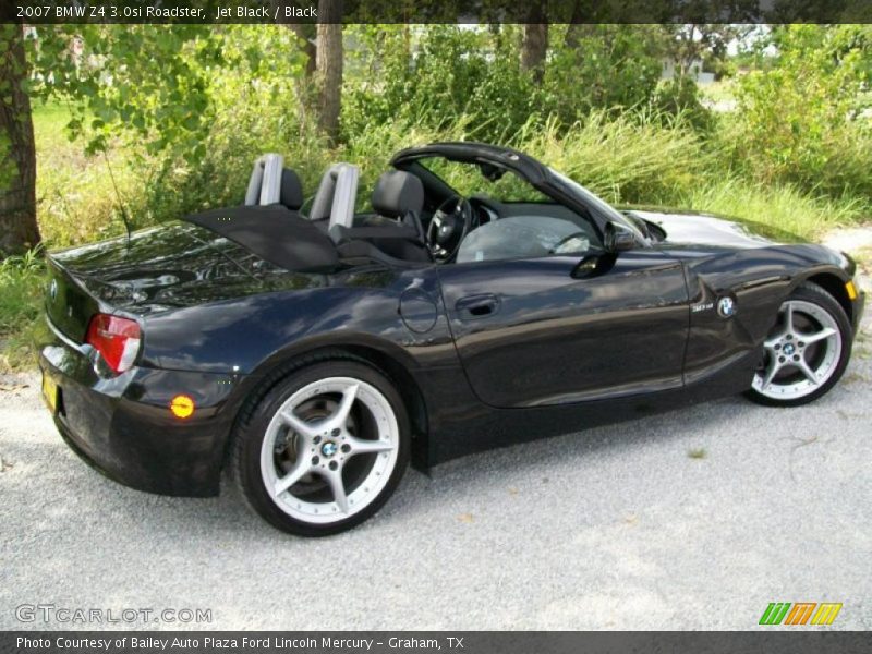 Jet Black / Black 2007 BMW Z4 3.0si Roadster