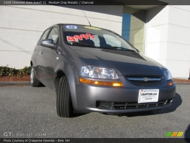 Medium Gray Metallic / Charcoal 2008 Chevrolet Aveo Aveo5 LS