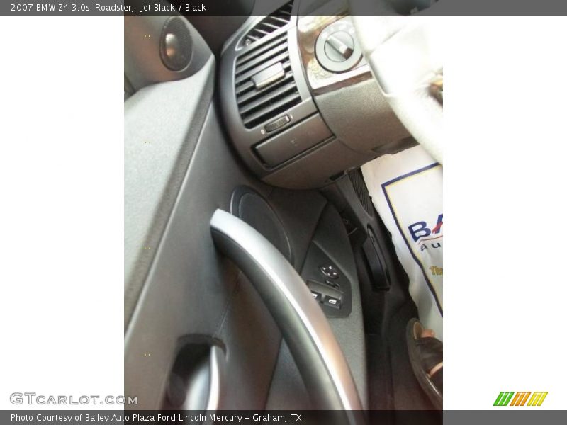 Jet Black / Black 2007 BMW Z4 3.0si Roadster