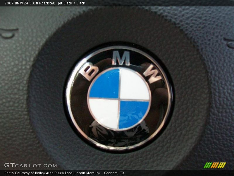 Jet Black / Black 2007 BMW Z4 3.0si Roadster