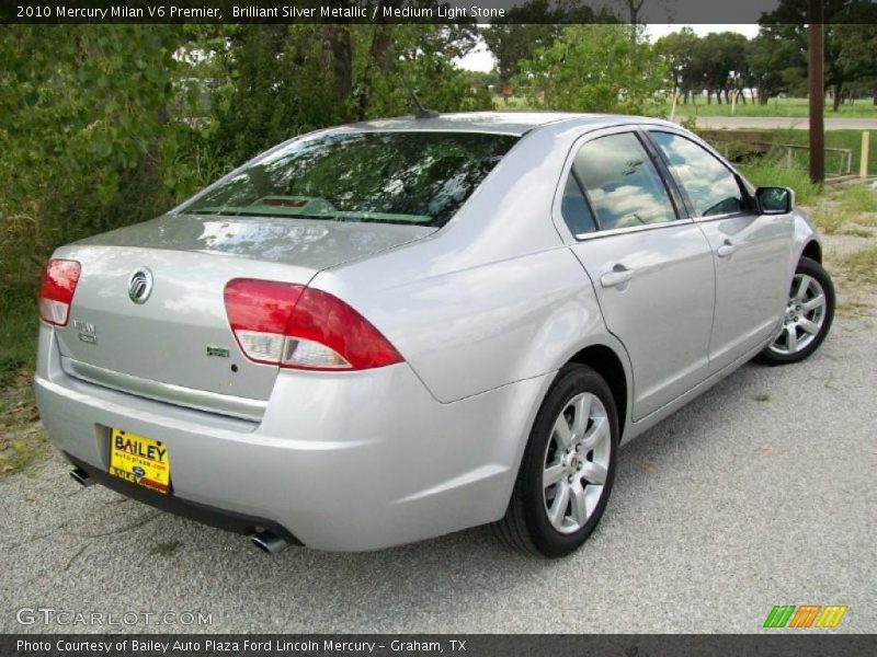 Brilliant Silver Metallic / Medium Light Stone 2010 Mercury Milan V6 Premier