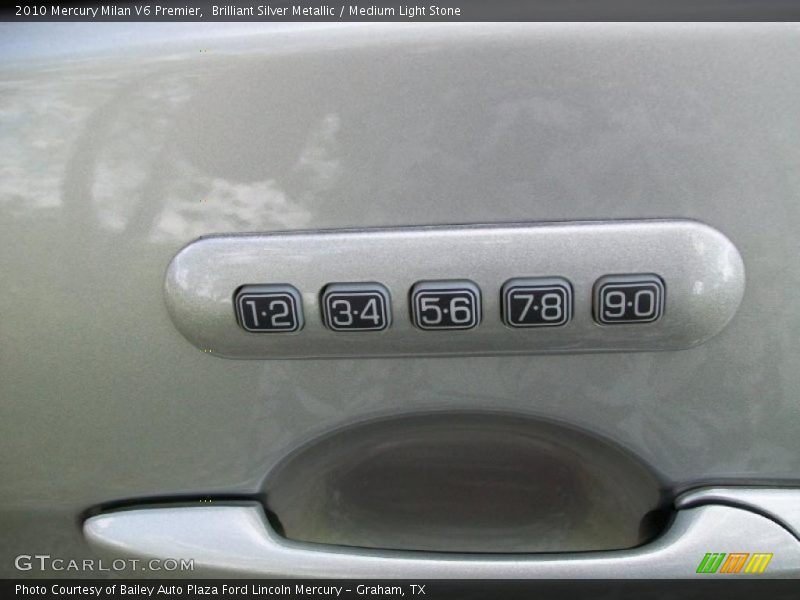 Brilliant Silver Metallic / Medium Light Stone 2010 Mercury Milan V6 Premier