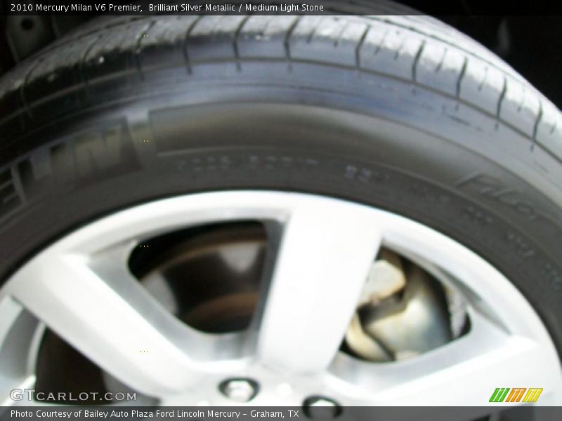 Brilliant Silver Metallic / Medium Light Stone 2010 Mercury Milan V6 Premier