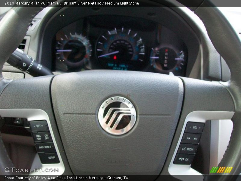 Brilliant Silver Metallic / Medium Light Stone 2010 Mercury Milan V6 Premier