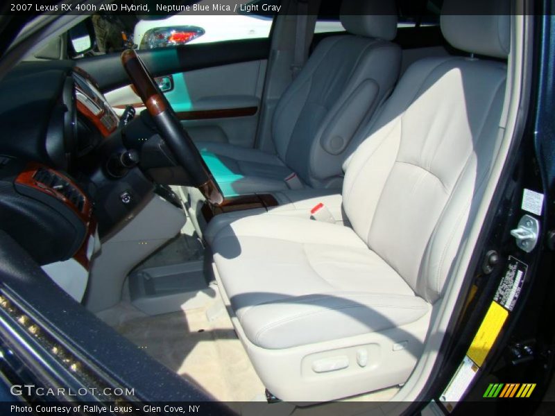Neptune Blue Mica / Light Gray 2007 Lexus RX 400h AWD Hybrid