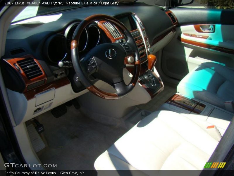 Neptune Blue Mica / Light Gray 2007 Lexus RX 400h AWD Hybrid