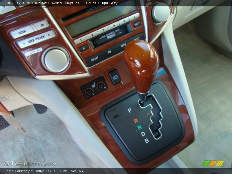 Neptune Blue Mica / Light Gray 2007 Lexus RX 400h AWD Hybrid