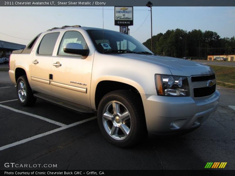 Sheer Silver Metallic / Ebony 2011 Chevrolet Avalanche LT