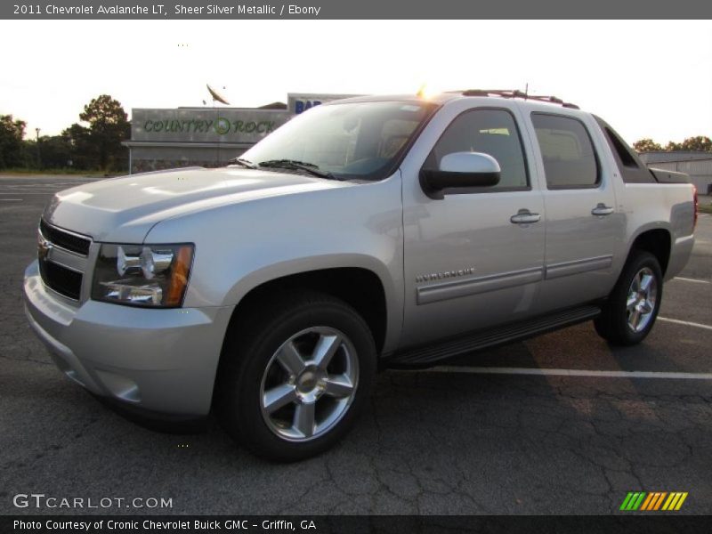 Sheer Silver Metallic / Ebony 2011 Chevrolet Avalanche LT