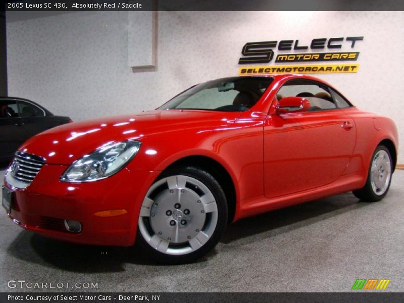 Absolutely Red / Saddle 2005 Lexus SC 430