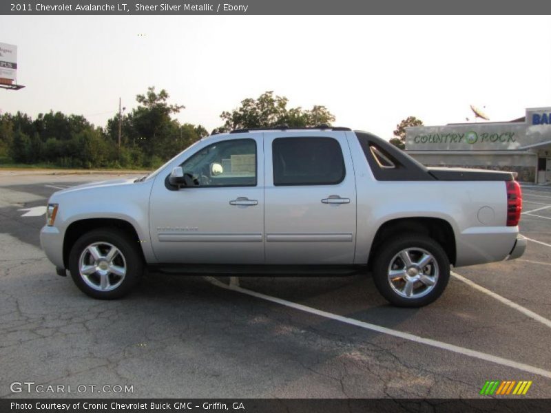 Sheer Silver Metallic / Ebony 2011 Chevrolet Avalanche LT