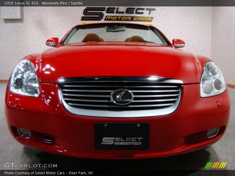 Absolutely Red / Saddle 2005 Lexus SC 430