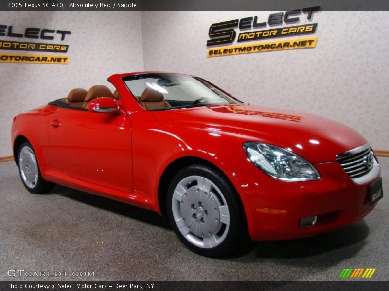 Absolutely Red / Saddle 2005 Lexus SC 430