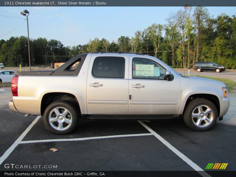 Sheer Silver Metallic / Ebony 2011 Chevrolet Avalanche LT