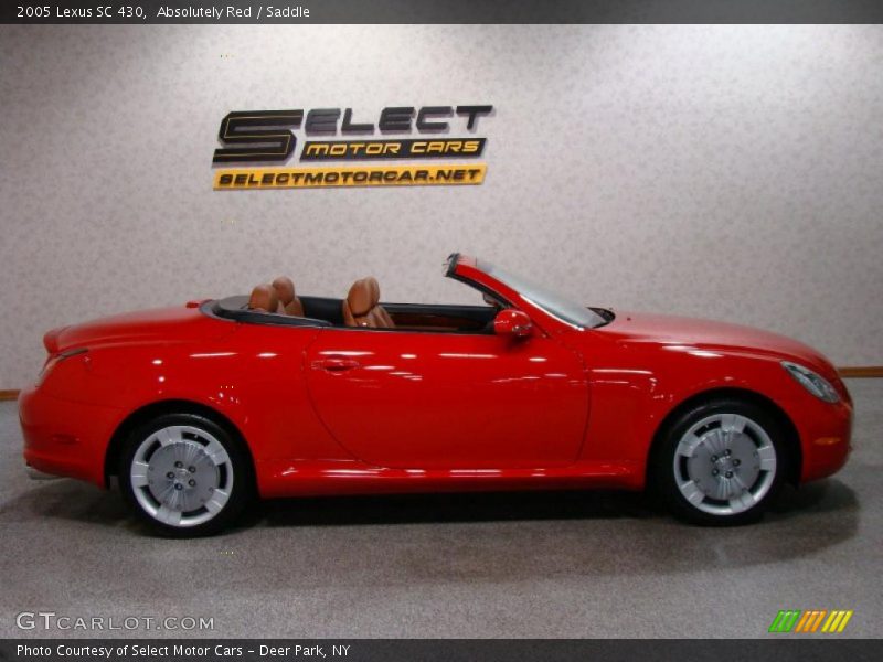 Absolutely Red / Saddle 2005 Lexus SC 430