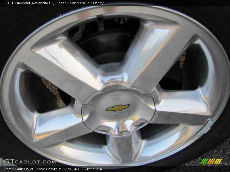 Sheer Silver Metallic / Ebony 2011 Chevrolet Avalanche LT