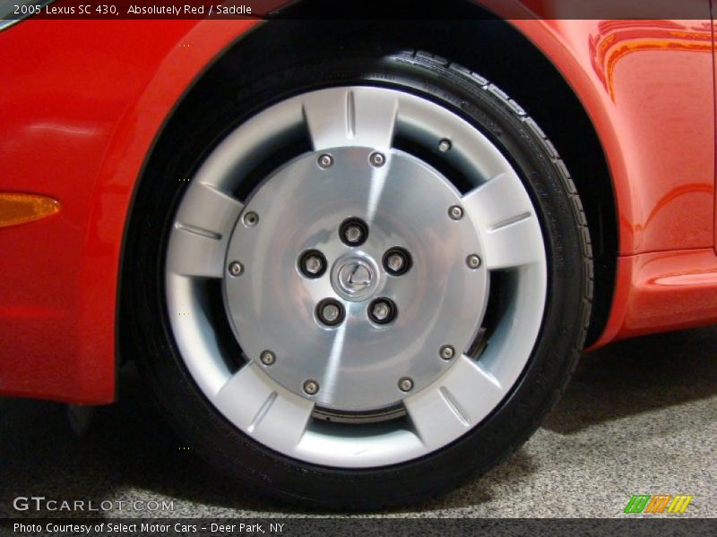 Absolutely Red / Saddle 2005 Lexus SC 430