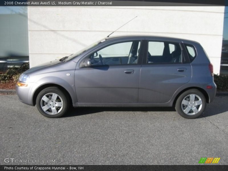 Medium Gray Metallic / Charcoal 2008 Chevrolet Aveo Aveo5 LS