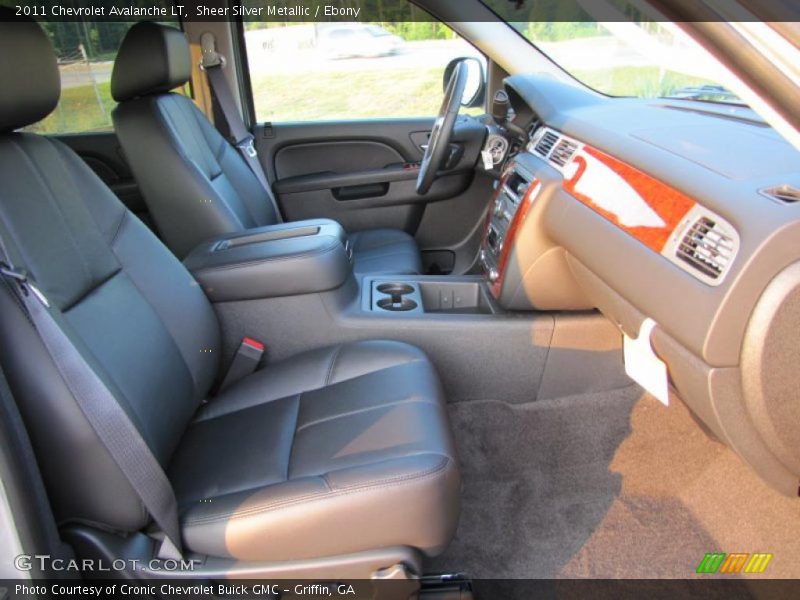Sheer Silver Metallic / Ebony 2011 Chevrolet Avalanche LT