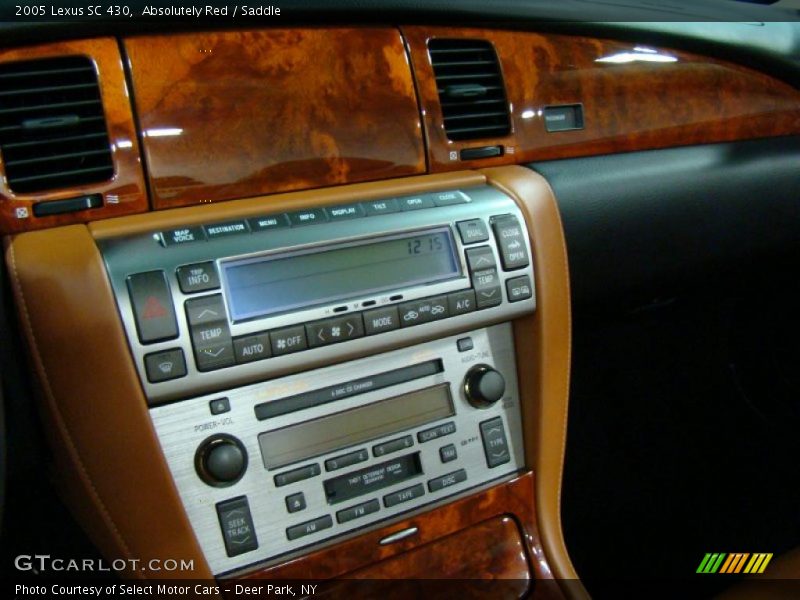 Absolutely Red / Saddle 2005 Lexus SC 430