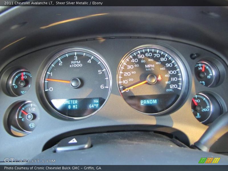 Sheer Silver Metallic / Ebony 2011 Chevrolet Avalanche LT
