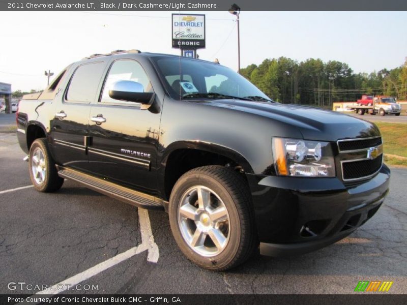Black / Dark Cashmere/Light Cashmere 2011 Chevrolet Avalanche LT