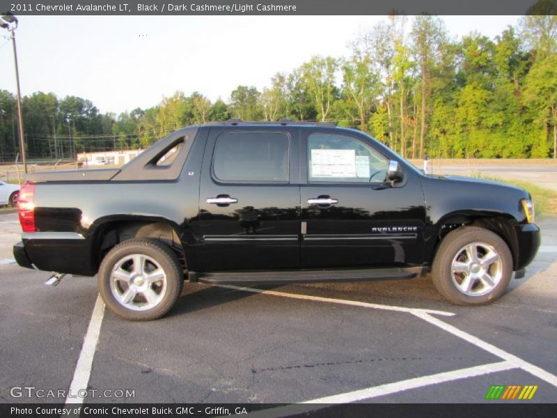 Black / Dark Cashmere/Light Cashmere 2011 Chevrolet Avalanche LT