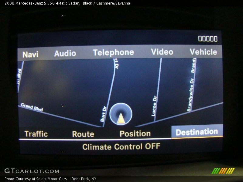 Black / Cashmere/Savanna 2008 Mercedes-Benz S 550 4Matic Sedan