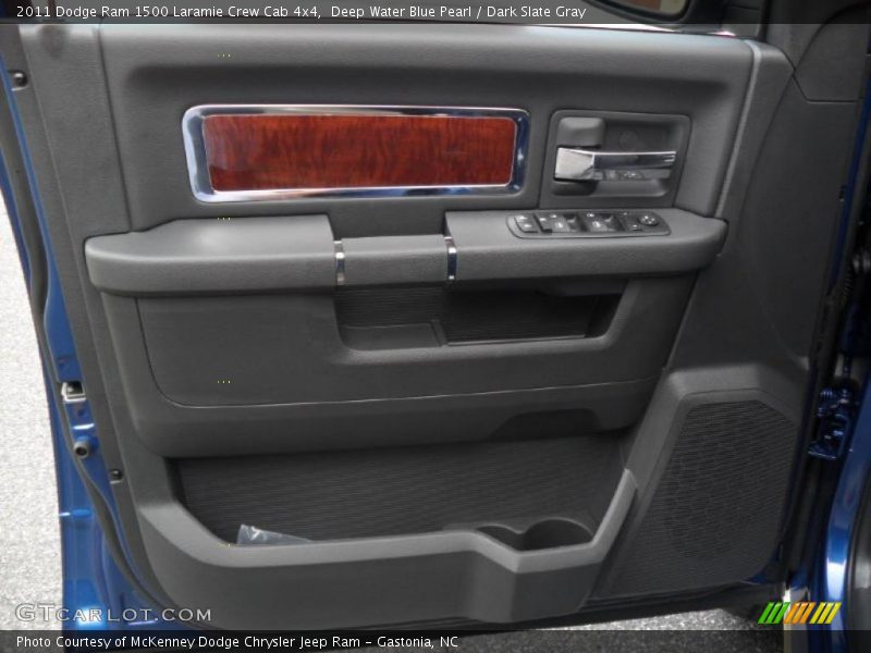 Deep Water Blue Pearl / Dark Slate Gray 2011 Dodge Ram 1500 Laramie Crew Cab 4x4