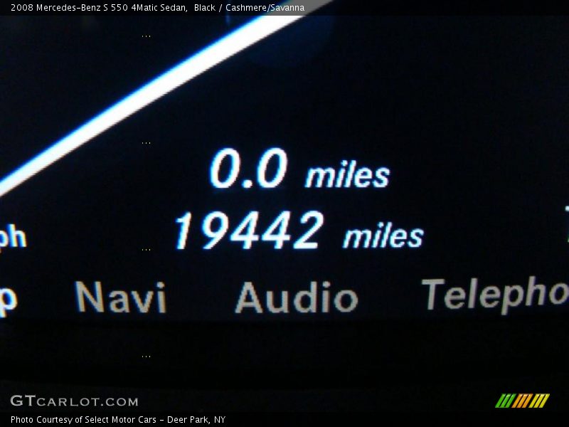 Black / Cashmere/Savanna 2008 Mercedes-Benz S 550 4Matic Sedan