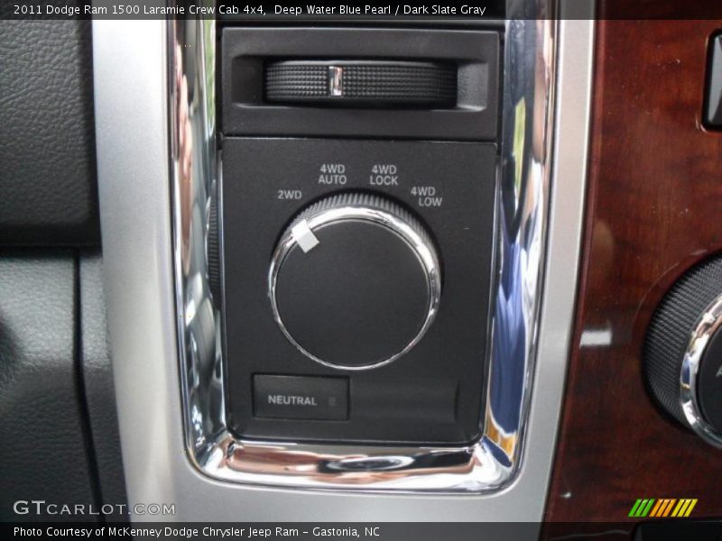 Deep Water Blue Pearl / Dark Slate Gray 2011 Dodge Ram 1500 Laramie Crew Cab 4x4