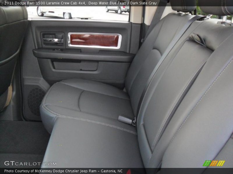 Deep Water Blue Pearl / Dark Slate Gray 2011 Dodge Ram 1500 Laramie Crew Cab 4x4