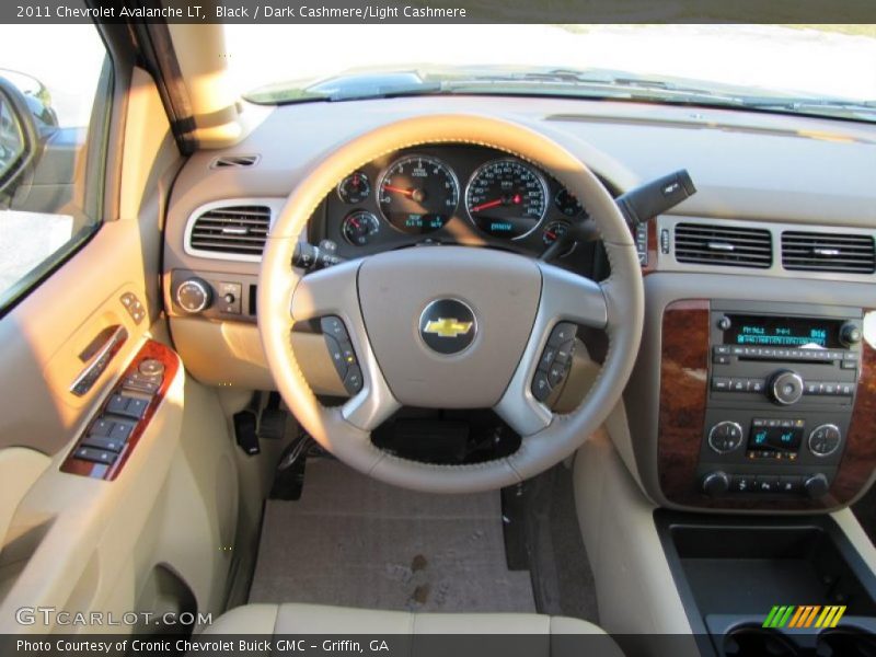 Black / Dark Cashmere/Light Cashmere 2011 Chevrolet Avalanche LT